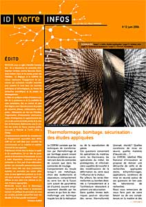 Idverre infos, revue du p&ocirc;le verrier