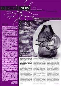 Idverre infos, revue du p&ocirc;le verrier