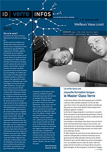 Idverre infos, revue du p&ocirc;le verrier