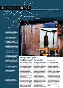 Idverre infos, revue du p&ocirc;le verrier