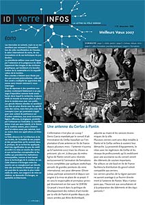 Idverre infos, revue du p&ocirc;le verrier