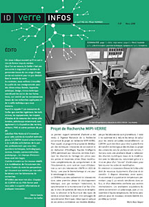 Idverre infos, revue du p&ocirc;le verrier