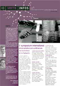 Idverre infos, revue du p&ocirc;le verrier