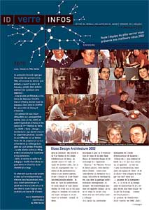 Idverre infos, revue du p&ocirc;le verrier
