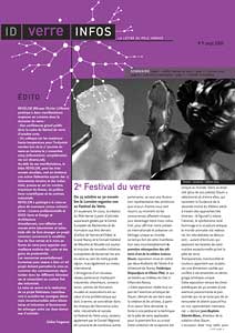 Idverre infos, revue du p&ocirc;le verrier